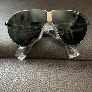 Brand New Authentic Porsche Design Men Folding Sunglasses